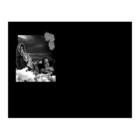 Lapida para nicho grabada laser L-169