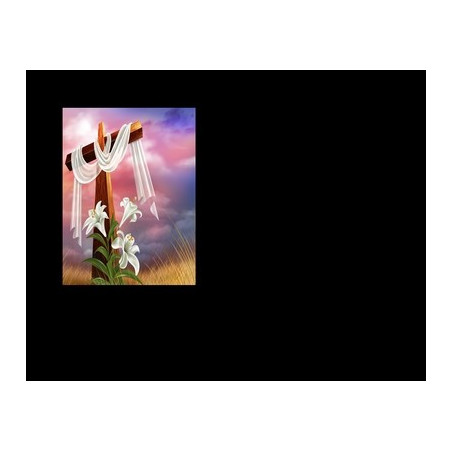 Lapida para nicho con incrustacion de cerámica IN-560