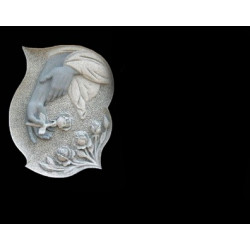 Lapida para nicho con incrustacion de ceramica RV-102