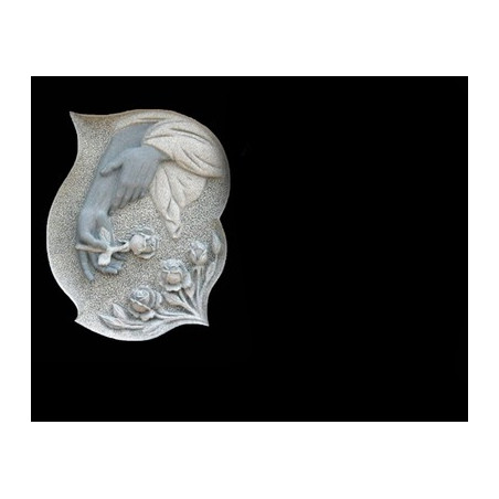 Lapida para nicho con incrustacion de ceramica RV-102