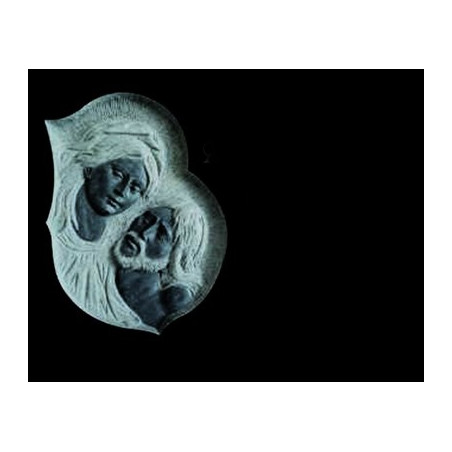 Lapida para nicho con incrustacion de ceramica RV-103