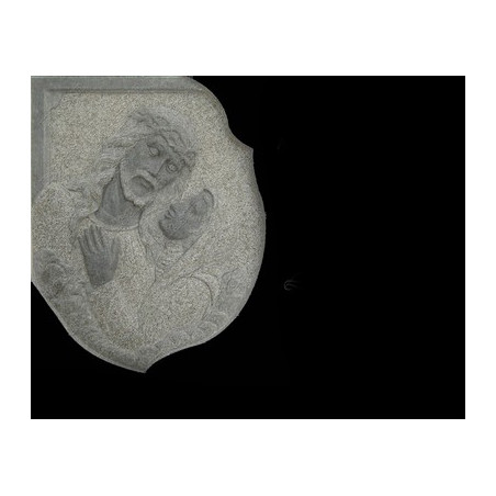 Lapida para nicho con incrustacion de ceramica RV-114