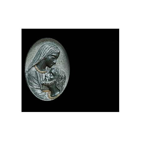 Lapida para nicho con incrustacion de ceramica RV-115