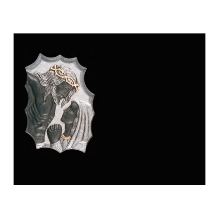 Lapida para nicho con incrustacion de ceramica RV-120