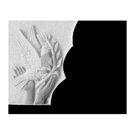 Lapida para nicho con incrustacion de ceramica RV-119