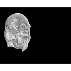 Lapida para nicho con incrustacion de ceramica RV-121