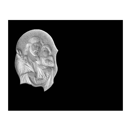 Lapida para nicho con incrustacion de ceramica RV-121