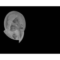 Lapida para nicho con incrustacion de ceramica RV-124