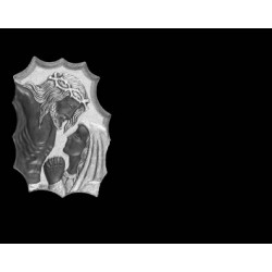 Lapida para nicho con incrustacion de ceramica RV-130