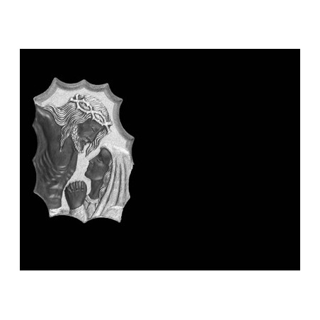 Lapida para nicho con incrustacion de ceramica RV-130