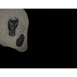 Lapida para nicho con incrustacion de ceramica RV-134