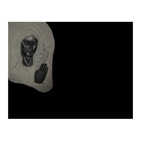 Lapida para nicho con incrustacion de ceramica RV-134