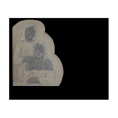 Lapida para nicho con incrustacion de ceramica RV-135