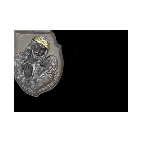 Lapida para nicho con incrustacion de ceramica RV-136