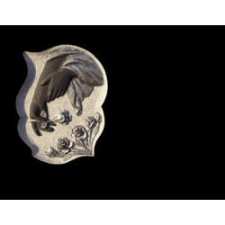 Lapida para nicho con incrustacion de ceramica RV-139