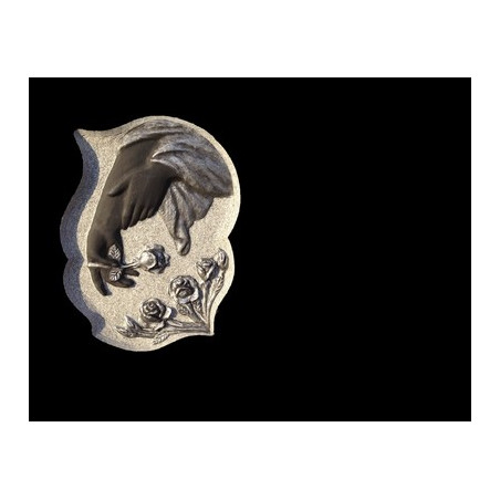 Lapida para nicho con incrustacion de ceramica RV-139