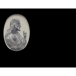 Lapida para nicho con incrustacion de ceramica RV-143