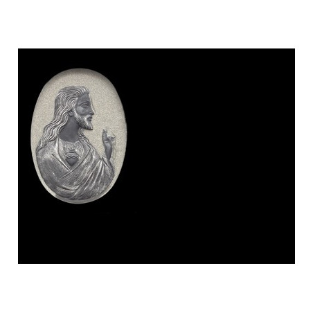 Lapida para nicho con incrustacion de ceramica RV-143