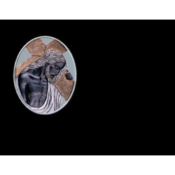 Lapida para nicho con incrustacion de ceramica RV-160