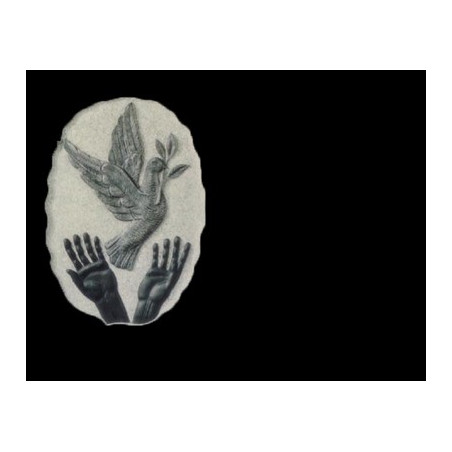 Lapida para nicho con incrustacion de ceramica RV-209