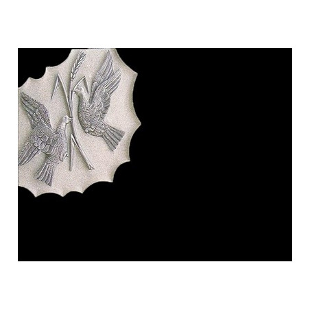 Lapida para nicho con incrustacion de ceramica RV-214