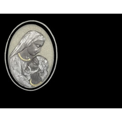 Lapida para nicho con incrustacion de ceramica RV-215