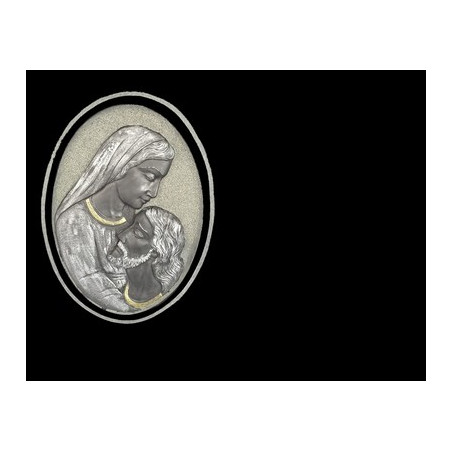 Lapida para nicho con incrustacion de ceramica RV-215