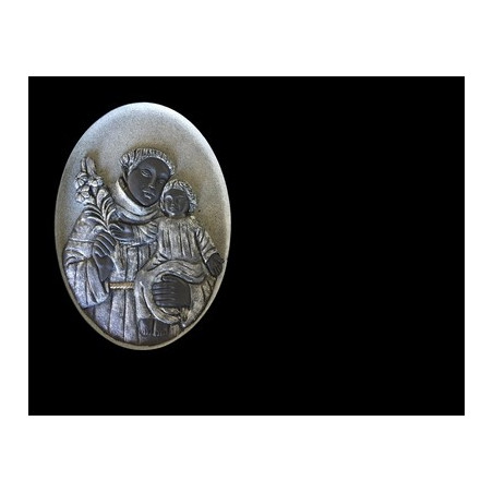 Lapida para nicho con incrustacion de ceramica RV-223